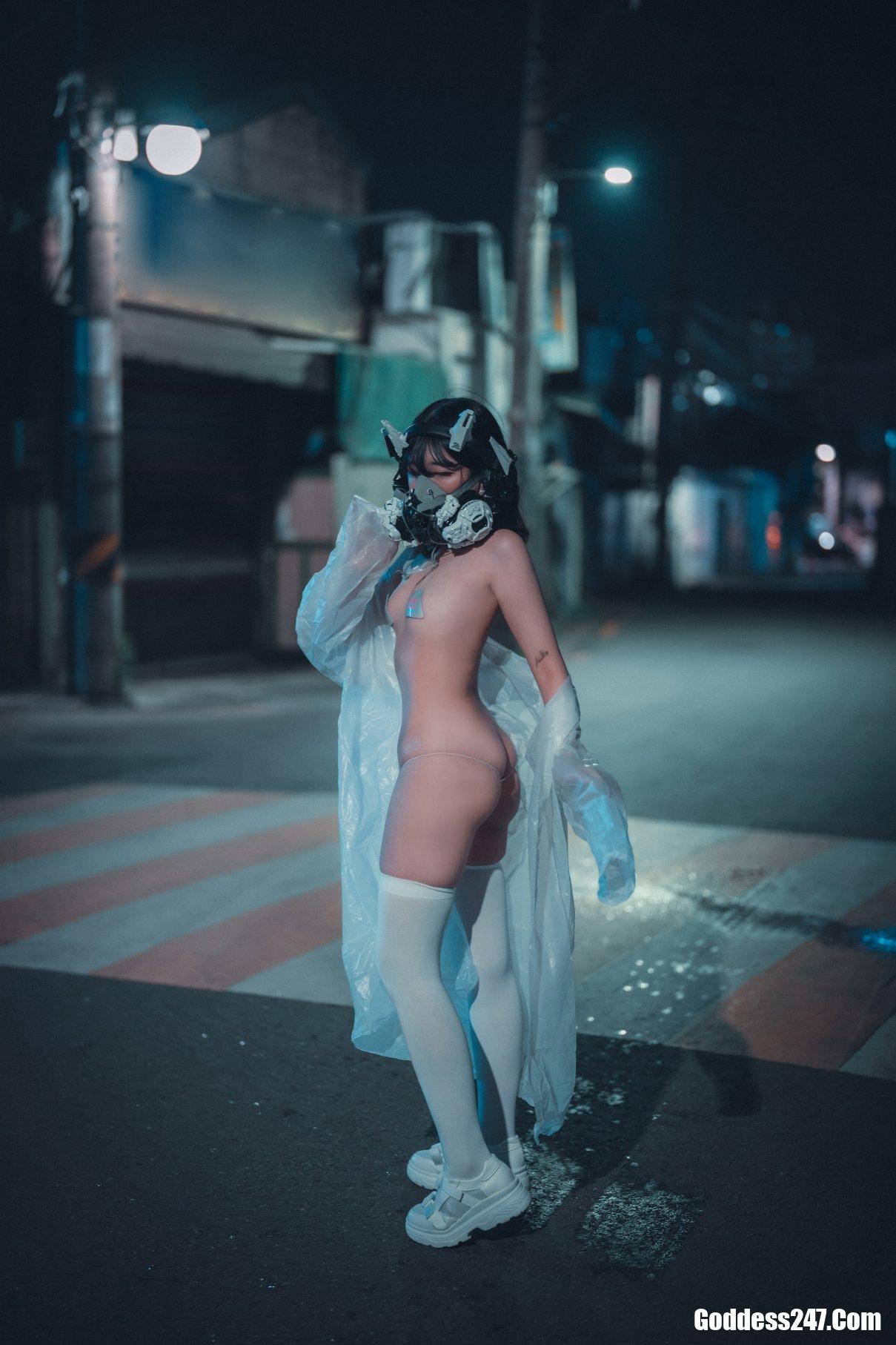 DJAWA Sonson (손손) Vagabundo de la Noche (Masked-girl in raincoat) 6