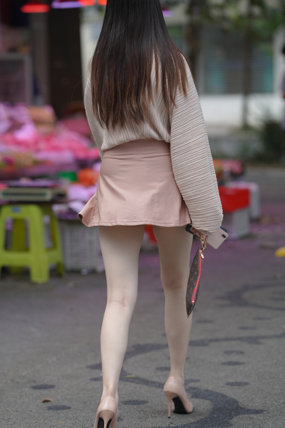 MoJing魔镜街拍 No 167 可爱的粉色短裙小姐姐 C 0063 7556381299.jpg