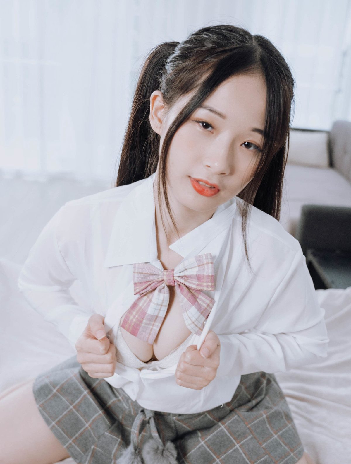 JVID Jia Mi Juice 婕咪Juice Girl In Double Ponytail Uniform A 0018 0183119297.jpg