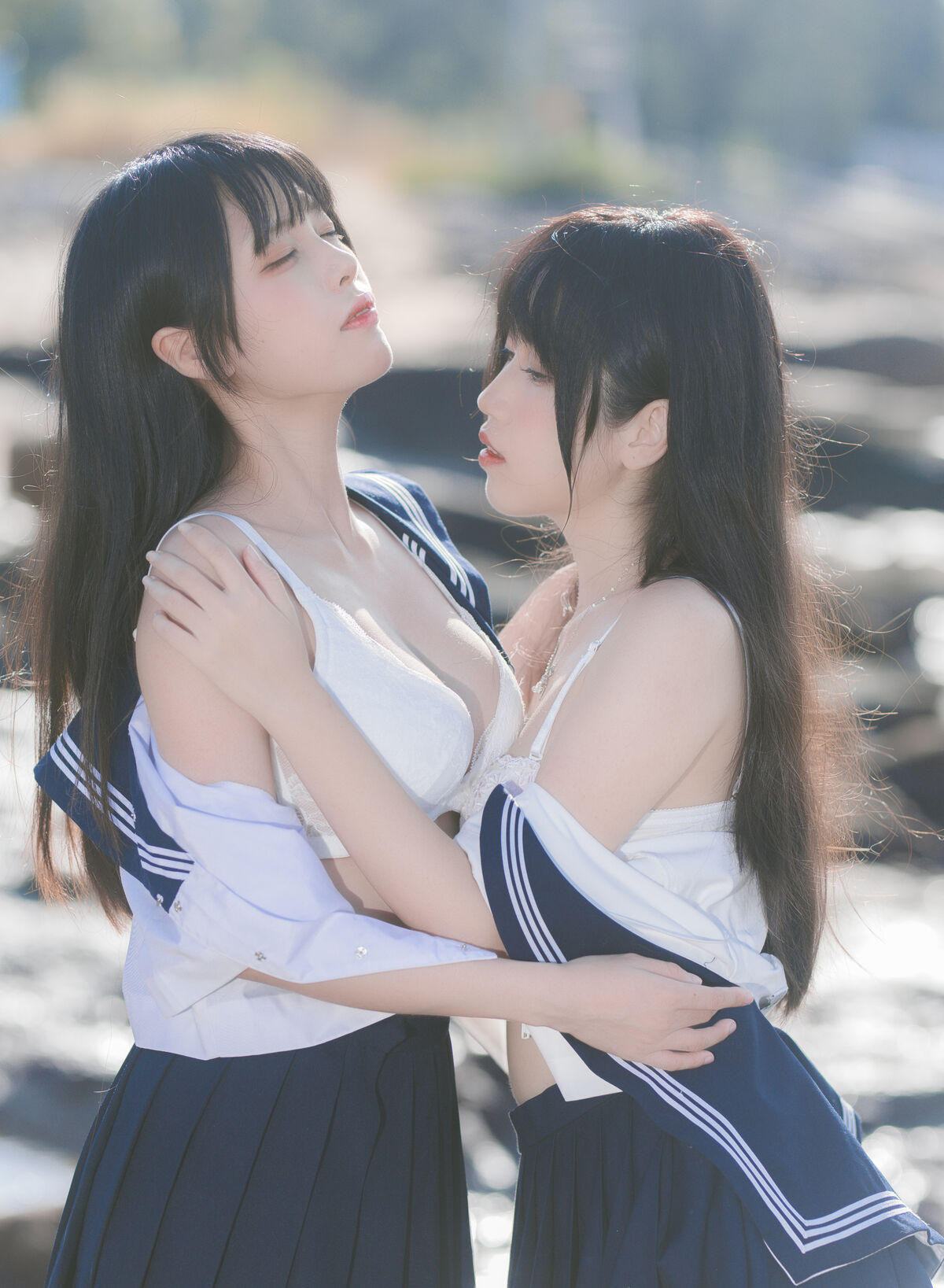 Coser@不呆猫 And 三無人型 水手服百合黑丝 0019 0093794998.jpg